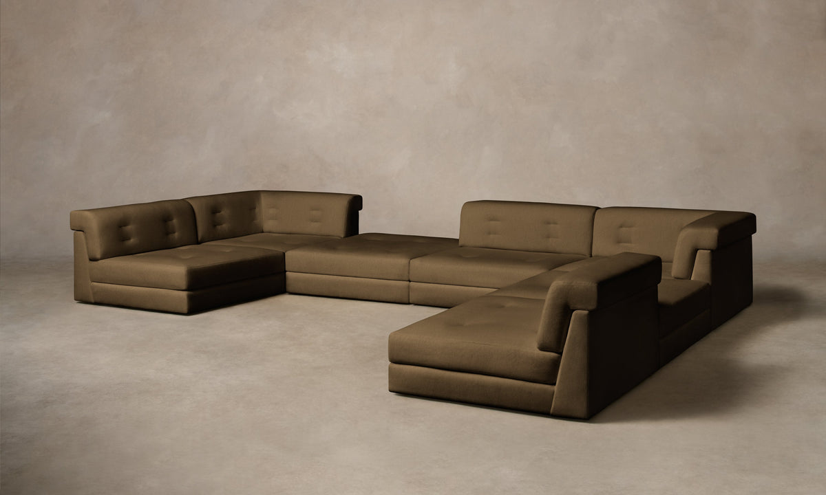 The Forma Modular Sectional - Mohair Mink