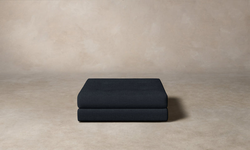 The Forma Ottoman - Performance Textural Weave Marina