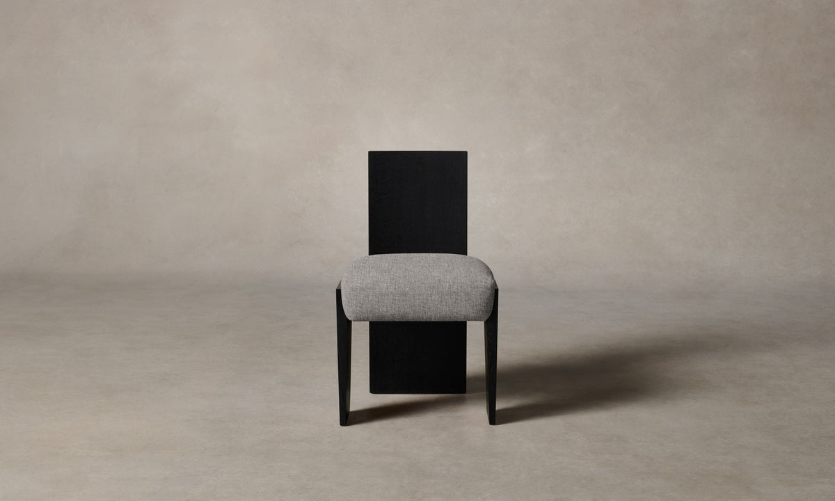 The Garrett Dining Chair - Heritage Belgian Linen Agate