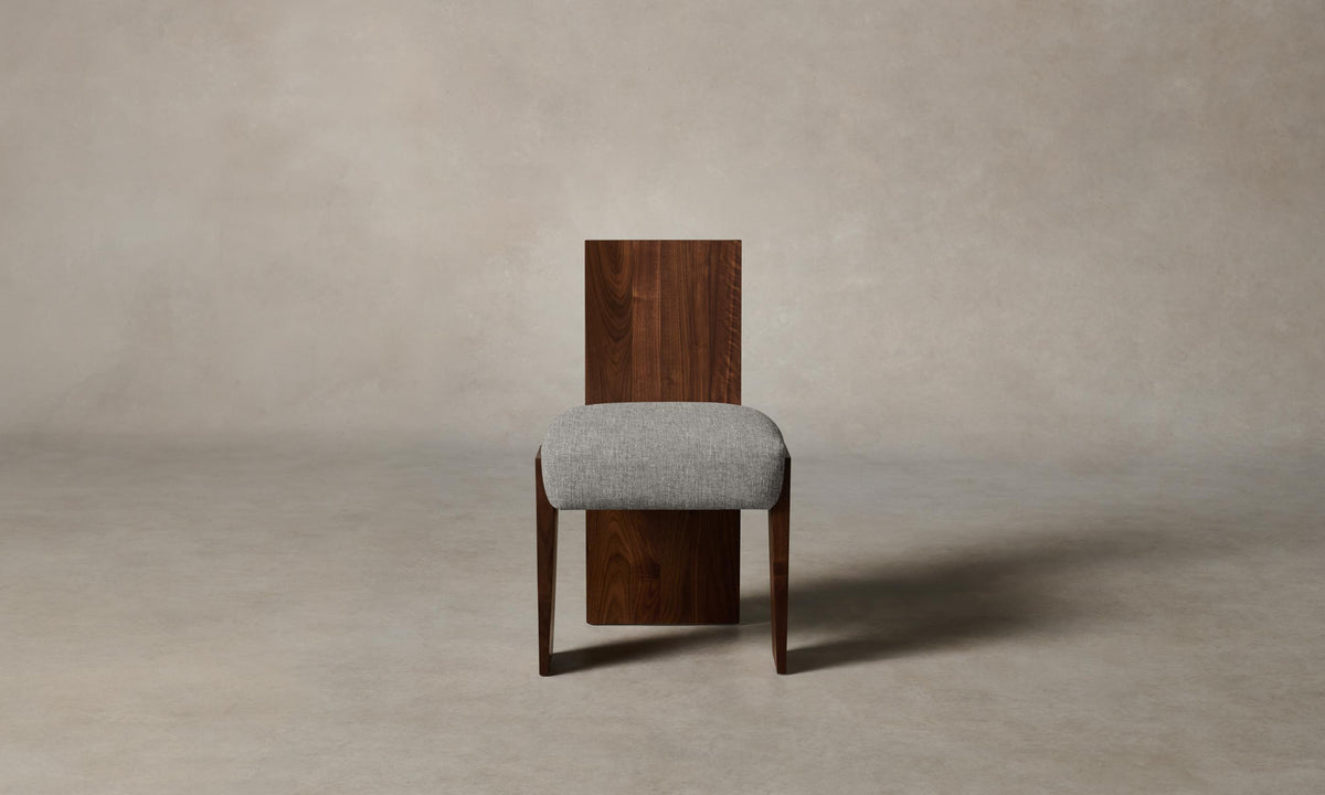 The Garrett Dining Chair - Heritage Belgian Linen Agate