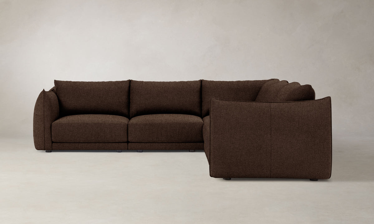 The Jones Modular Sectional - Italian Brushed Wool Cocoa