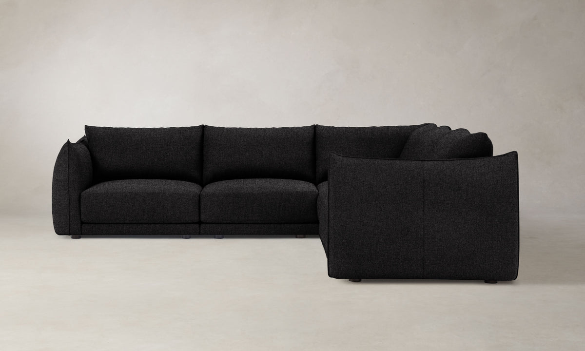 The Jones Modular Sectional - Italian Brushed Wool Pepper