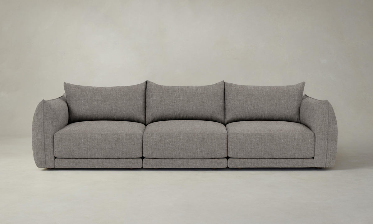 The Jones Modular Sectional - Heritage Belgian Linen Agate