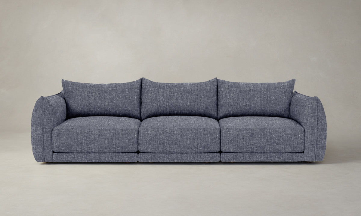 The Jones Modular Sofa - Heritage Belgian Linen Lake