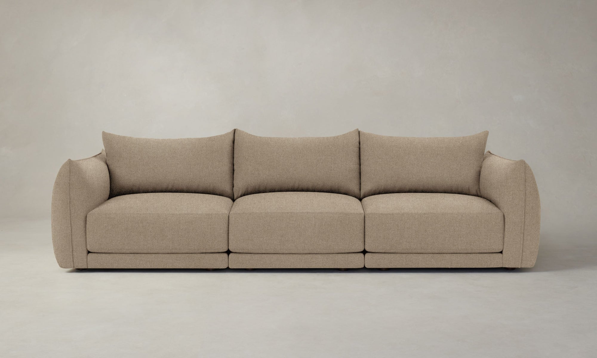 The Jones Modular Sofa - Italian Brushed Wool Fox