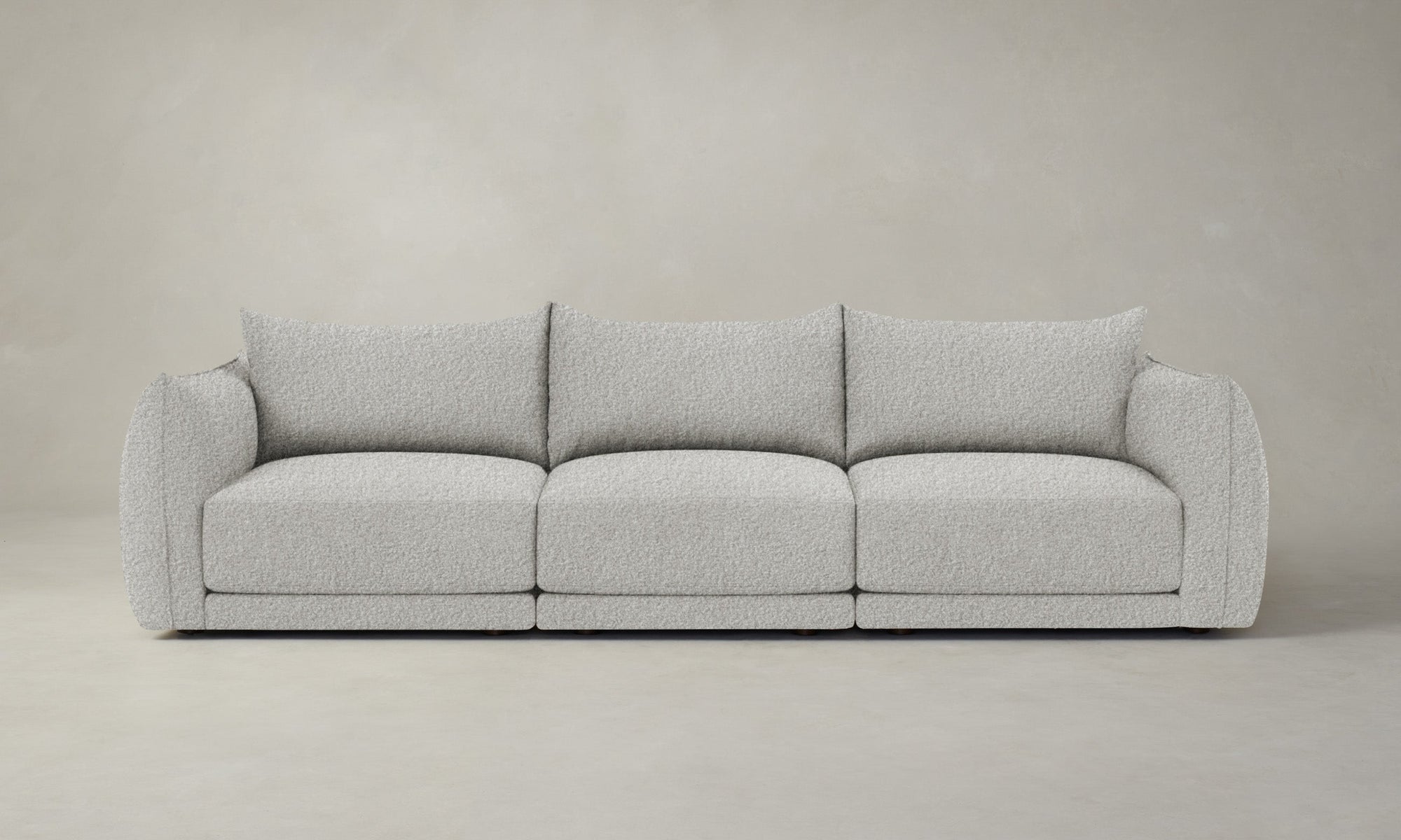 The Jones Modular Sofa - Woolen Bouclé Cliff