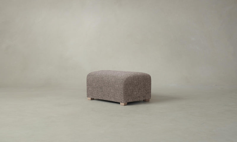 The Lenox Ottoman - Heritage Belgian Linen Carob