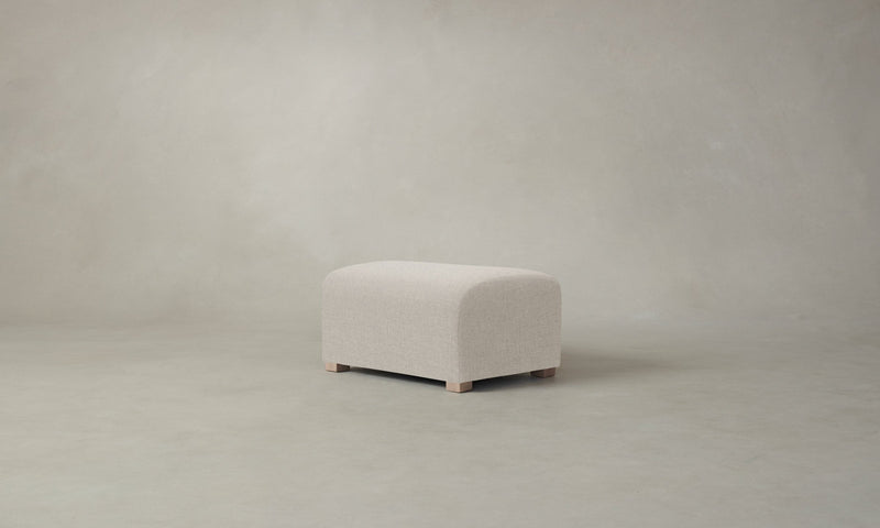 The Lenox Ottoman - Heritage Belgian Linen Summit