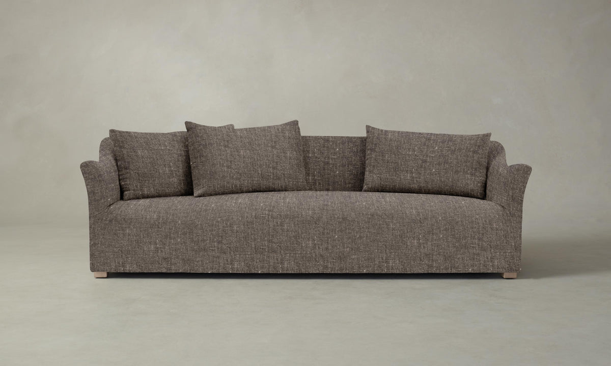 The Lenox Sofa - Heritage Belgian Linen Carob
