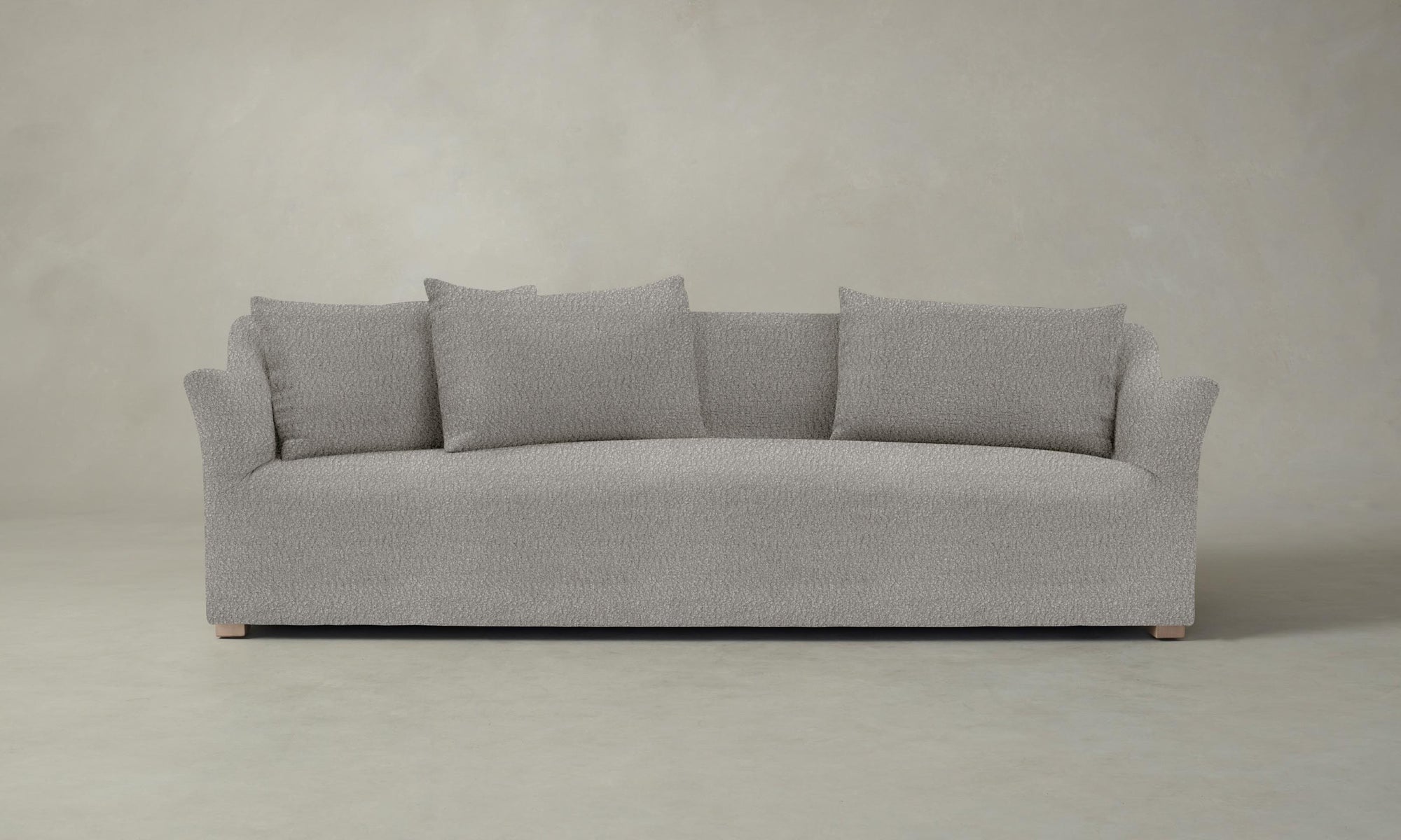 The Lenox Sofa - Italian Bouclé Fossil