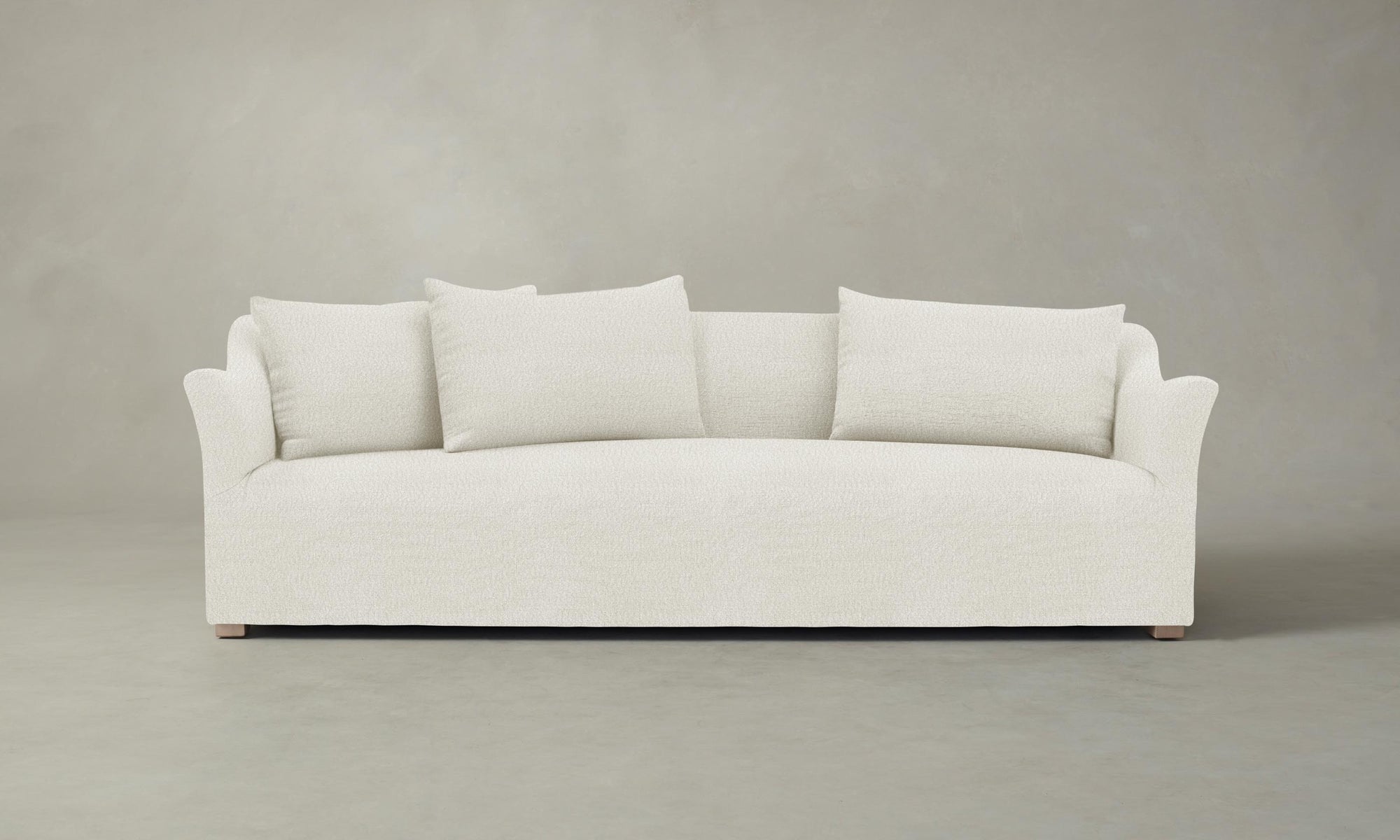 The Lenox Sofa - Italian Bouclé White