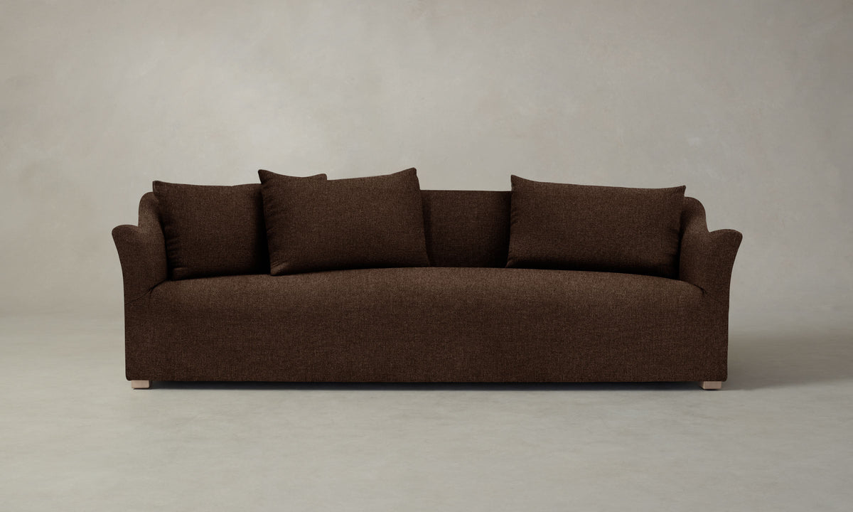The Lenox Sofa - Italian Brushed Wool Cocoa