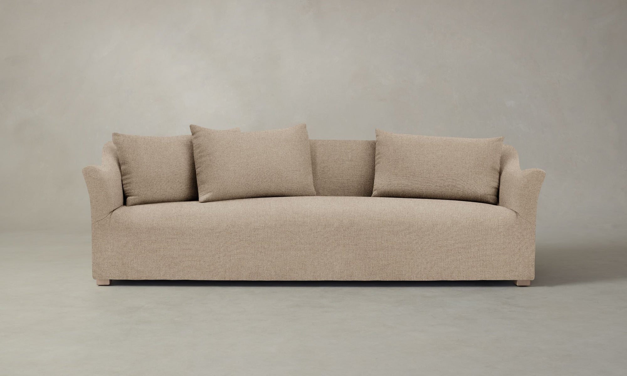 The Lenox Sofa - Italian Brushed Wool Fox