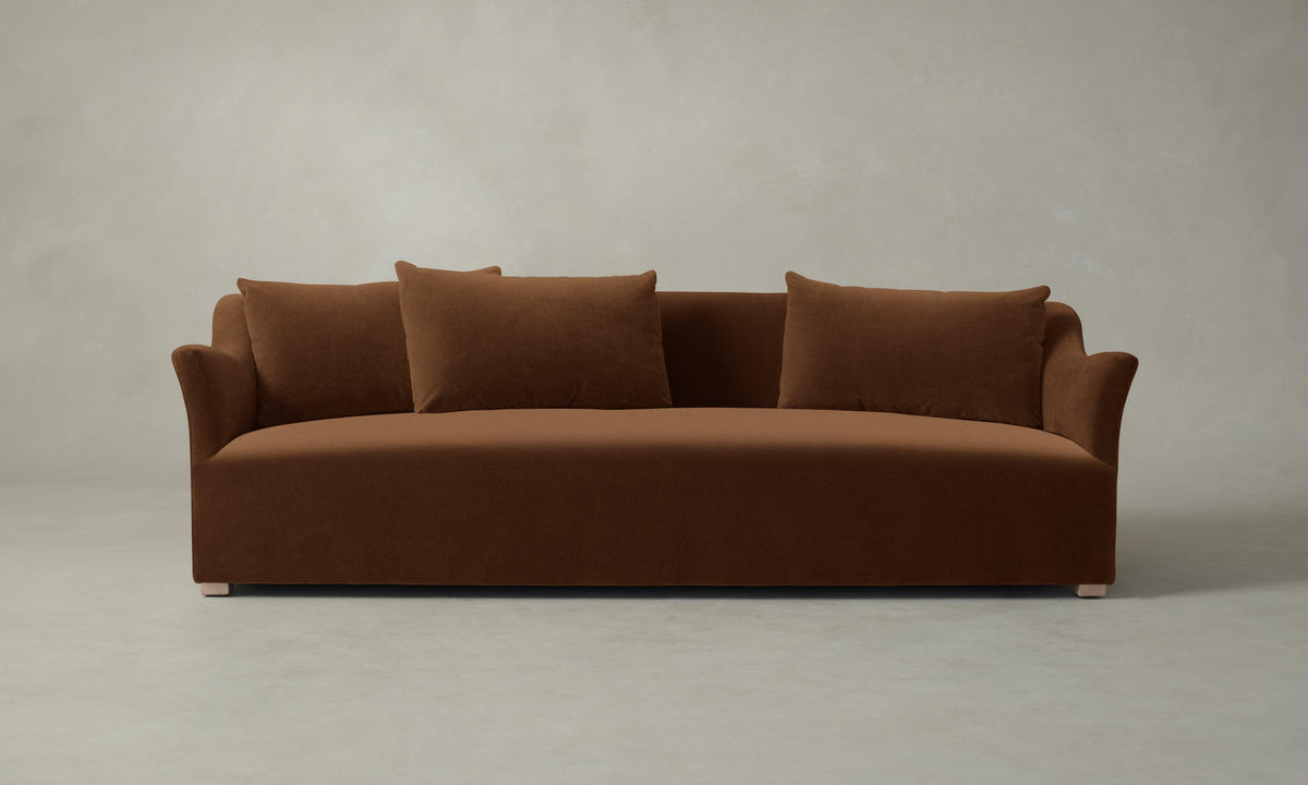 The Lenox Sofa - Performance Velvet Cider