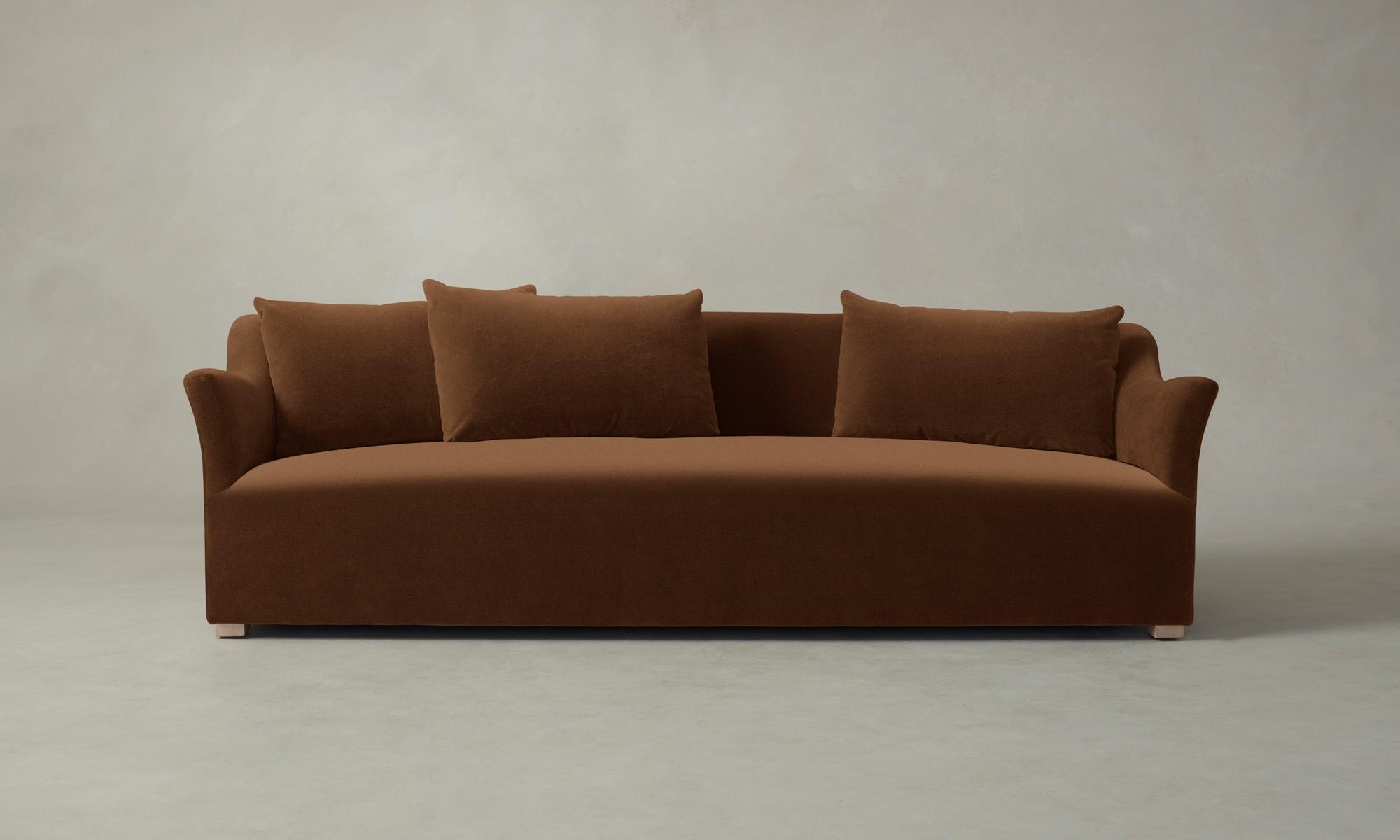 The Lenox Sofa - Performance Velvet Cider