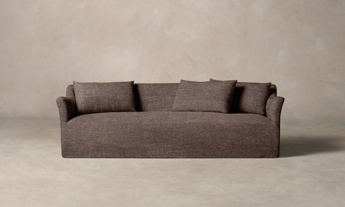 The Leonard Sofa - Heritage Belgian Linen Carob
