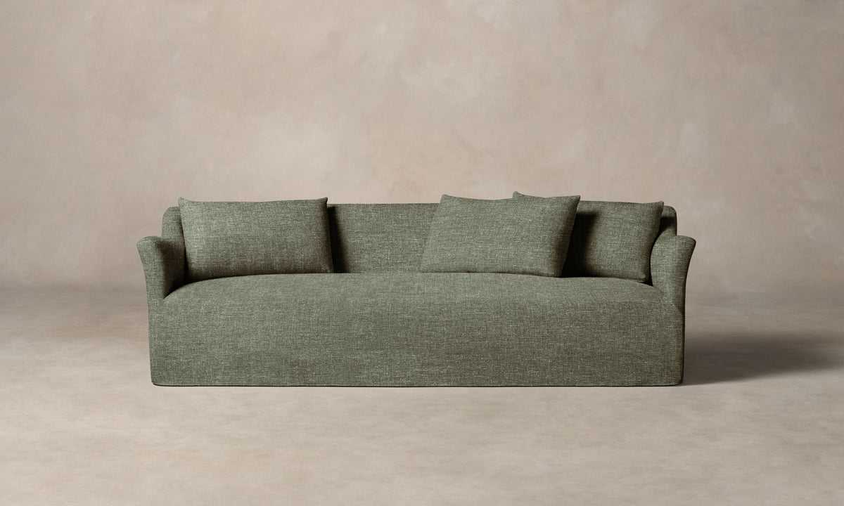 The Leonard Sofa - Heritage Belgian Linen Thyme