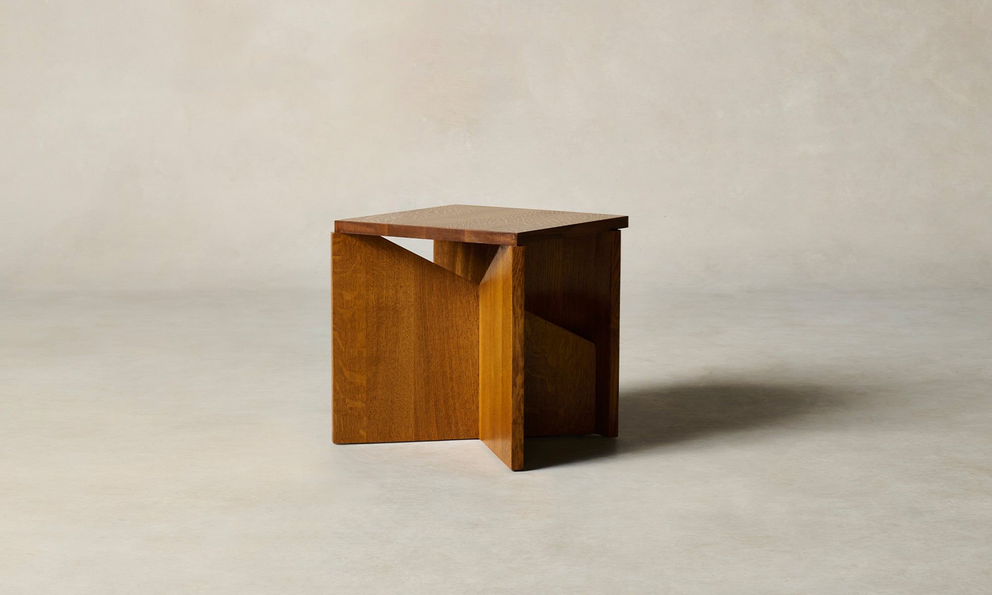 wright side table in golden oiled oak