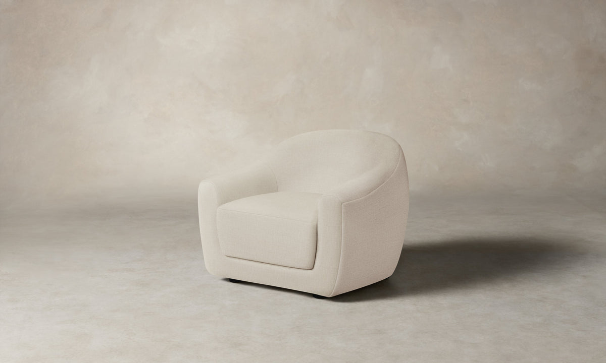 The Oliver Chair - Heritage Belgian Linen Alder