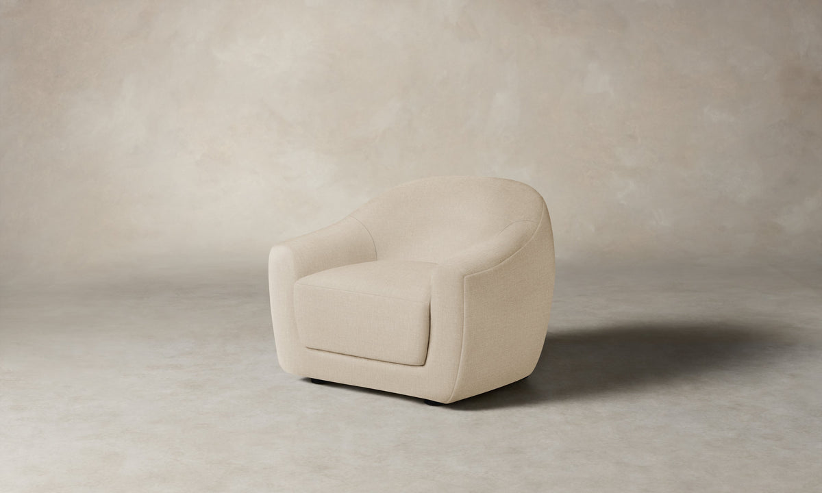 The Oliver Chair - Heritage Belgian Linen Husk