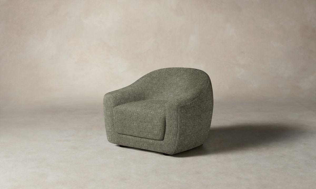 The Oliver Chair - Heritage Belgian Linen Thyme