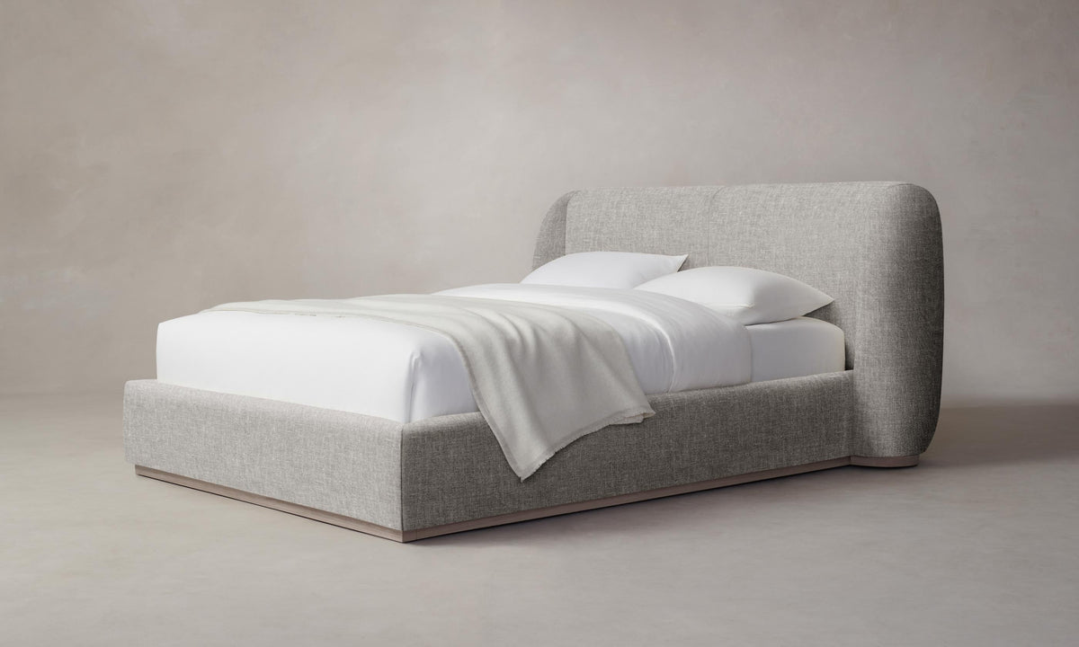 The Smith Bed - Heritage Belgian Linen Agate