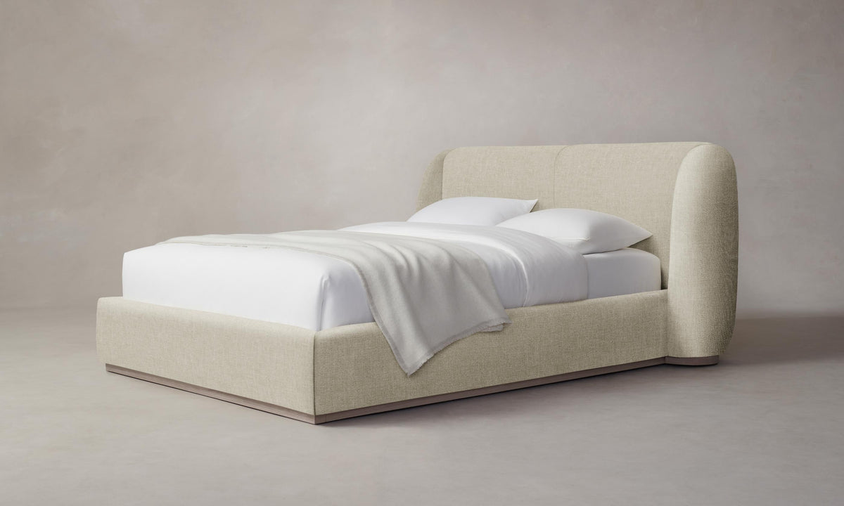 The Smith Bed - Heritage Belgian Linen Alder