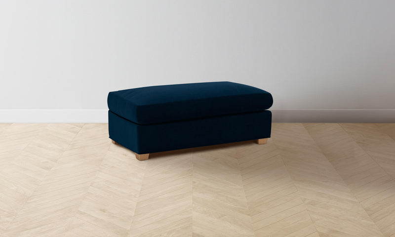 The Sullivan Ottoman - Mohair Admiral
