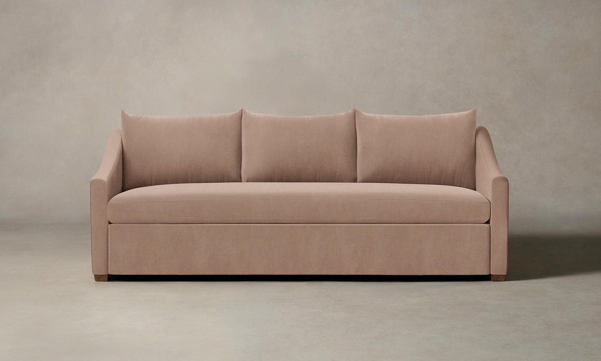 The Sullivan Sleeper Sofa - Performance Velvet Dusty Rose
