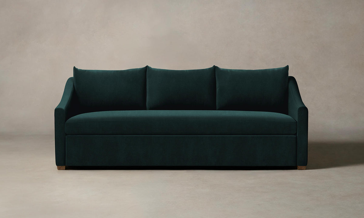 The Sullivan Sleeper Sofa - Performance Velvet Emerald