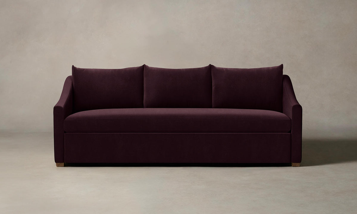 The Sullivan Sleeper Sofa - Performance Velvet Merlot