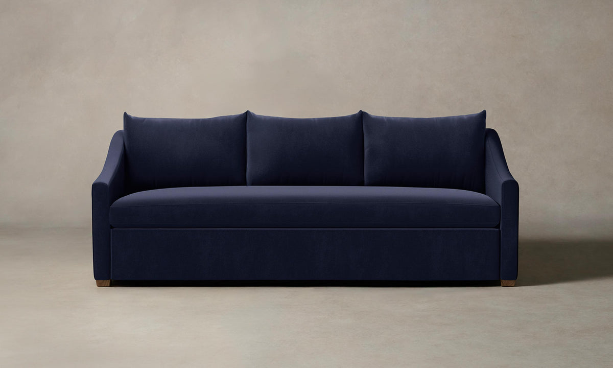 The Sullivan Sleeper Sofa - Performance Velvet Midnight