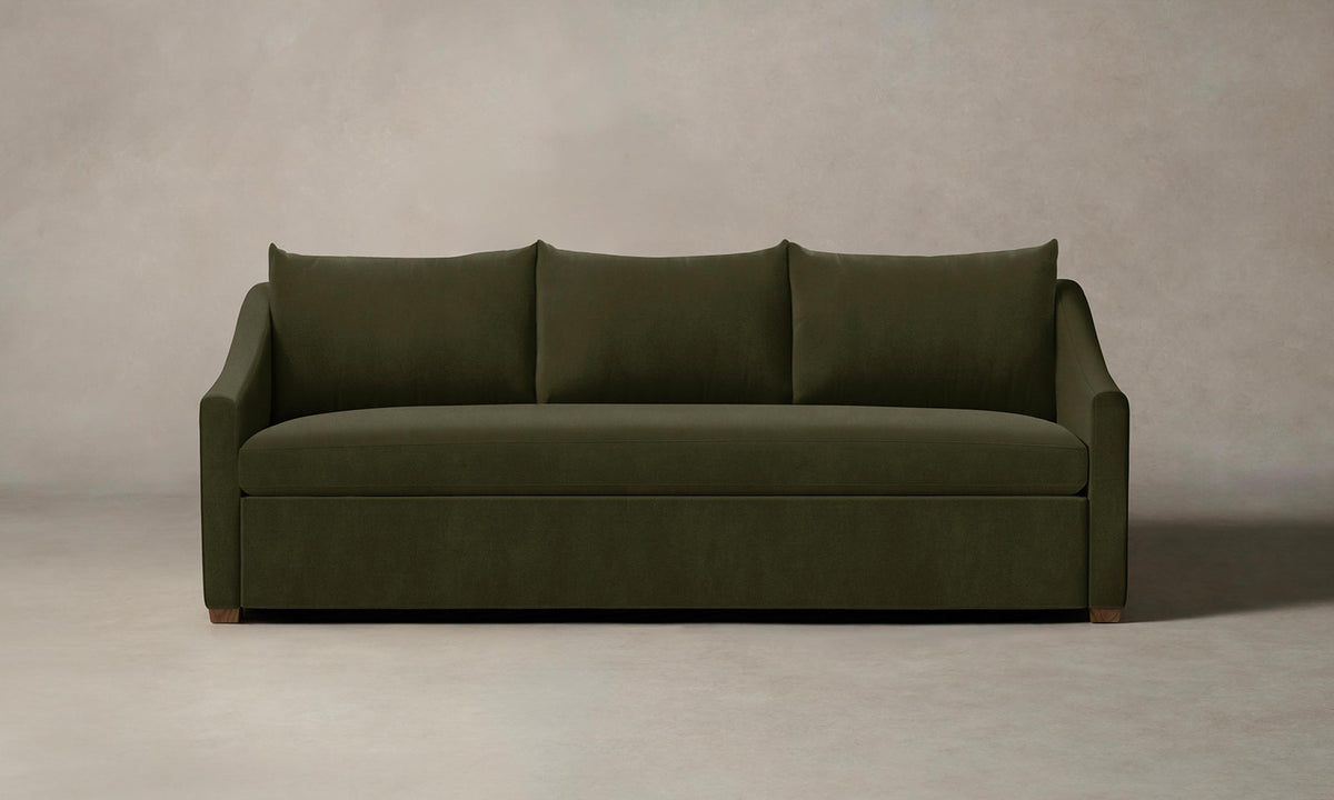 The Sullivan Sleeper Sofa - Performance Velvet Olive