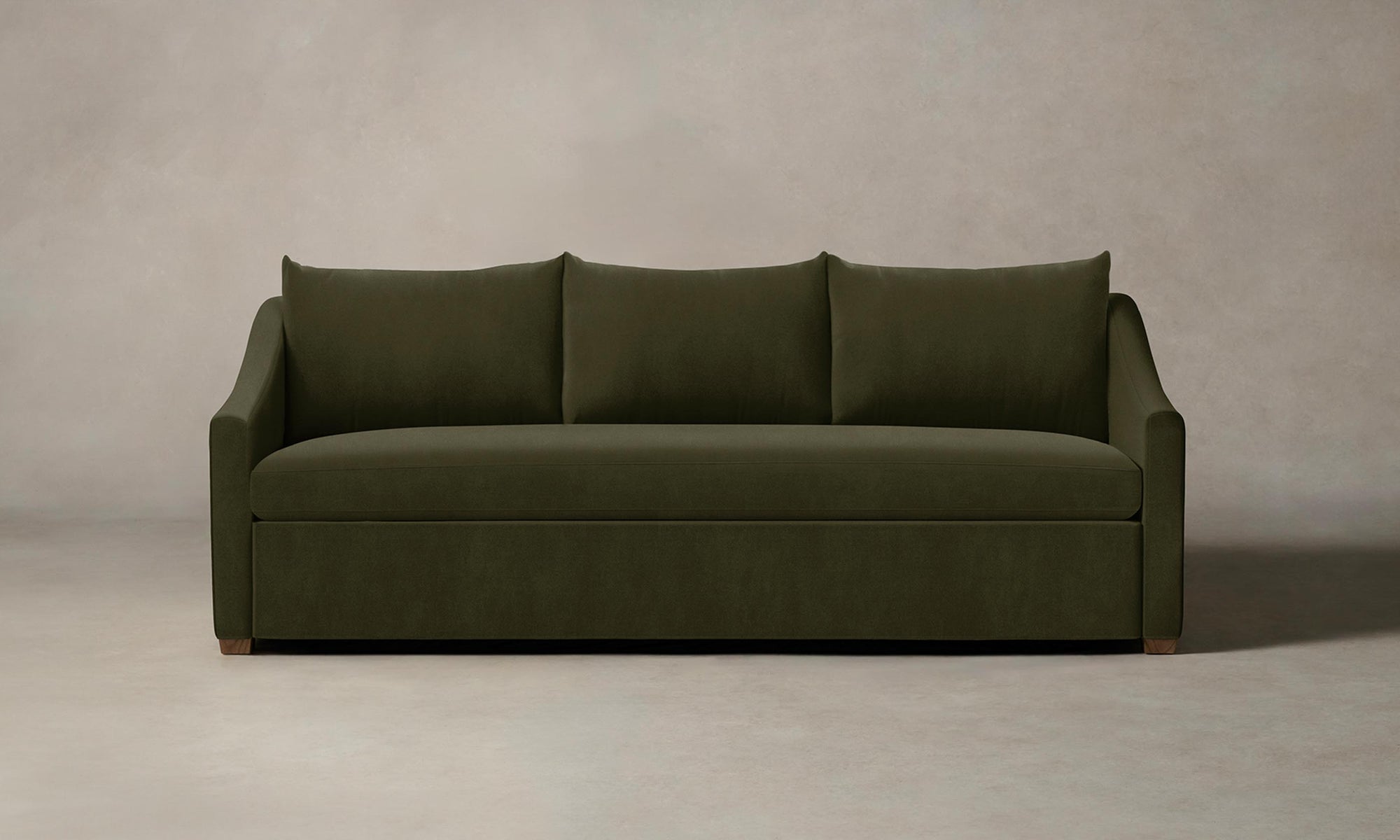 The Sullivan Sleeper Sofa - Performance Velvet Olive