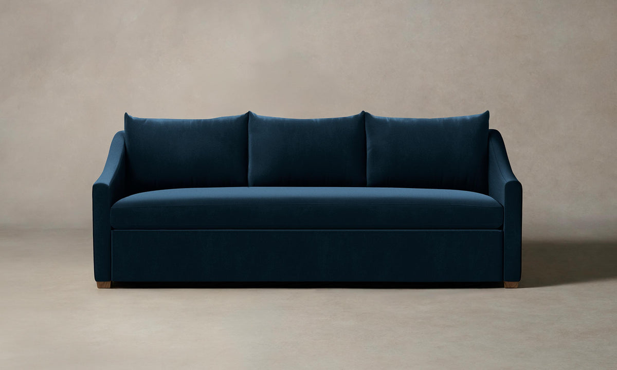 The Sullivan Sleeper Sofa - Performance Velvet Sapphire