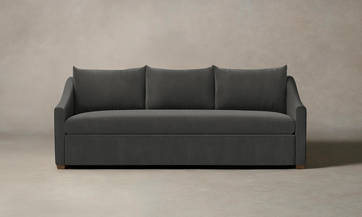 The Sullivan Sleeper Sofa - Performance Velvet Slate