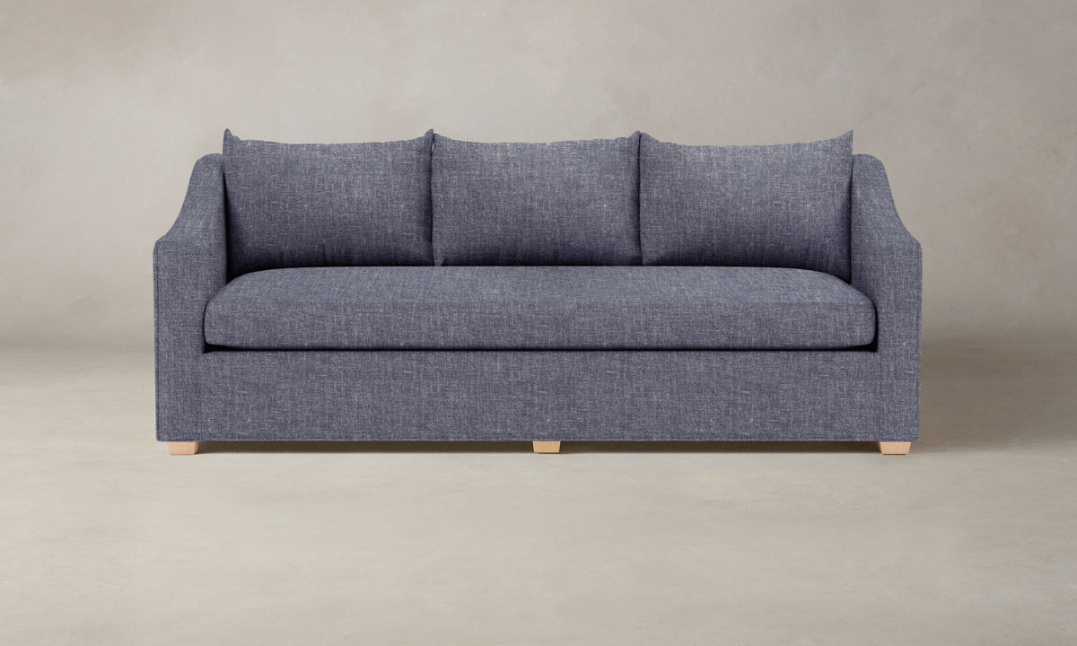 The Sullivan Sofa - Heritage Belgian Linen Lake