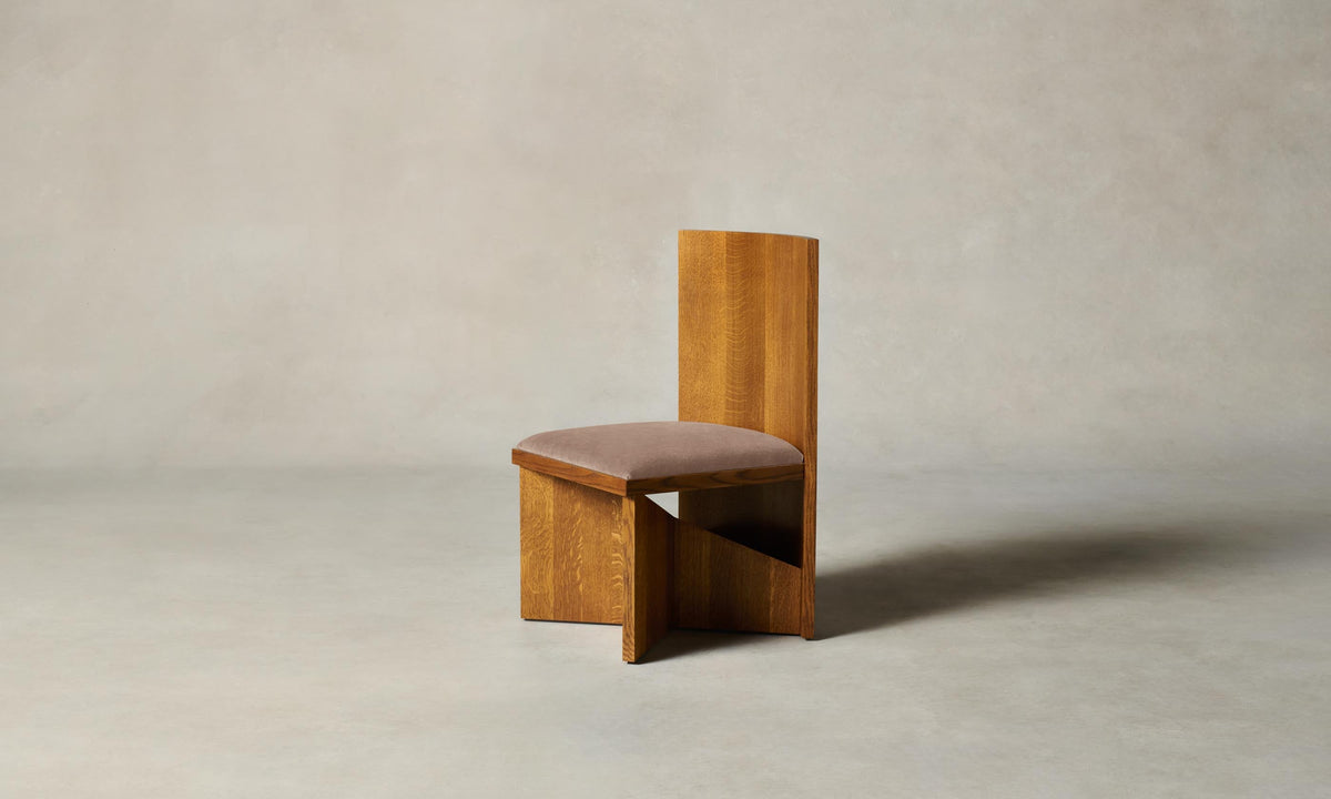 The Venice Chair - Performance Velvet Blossom