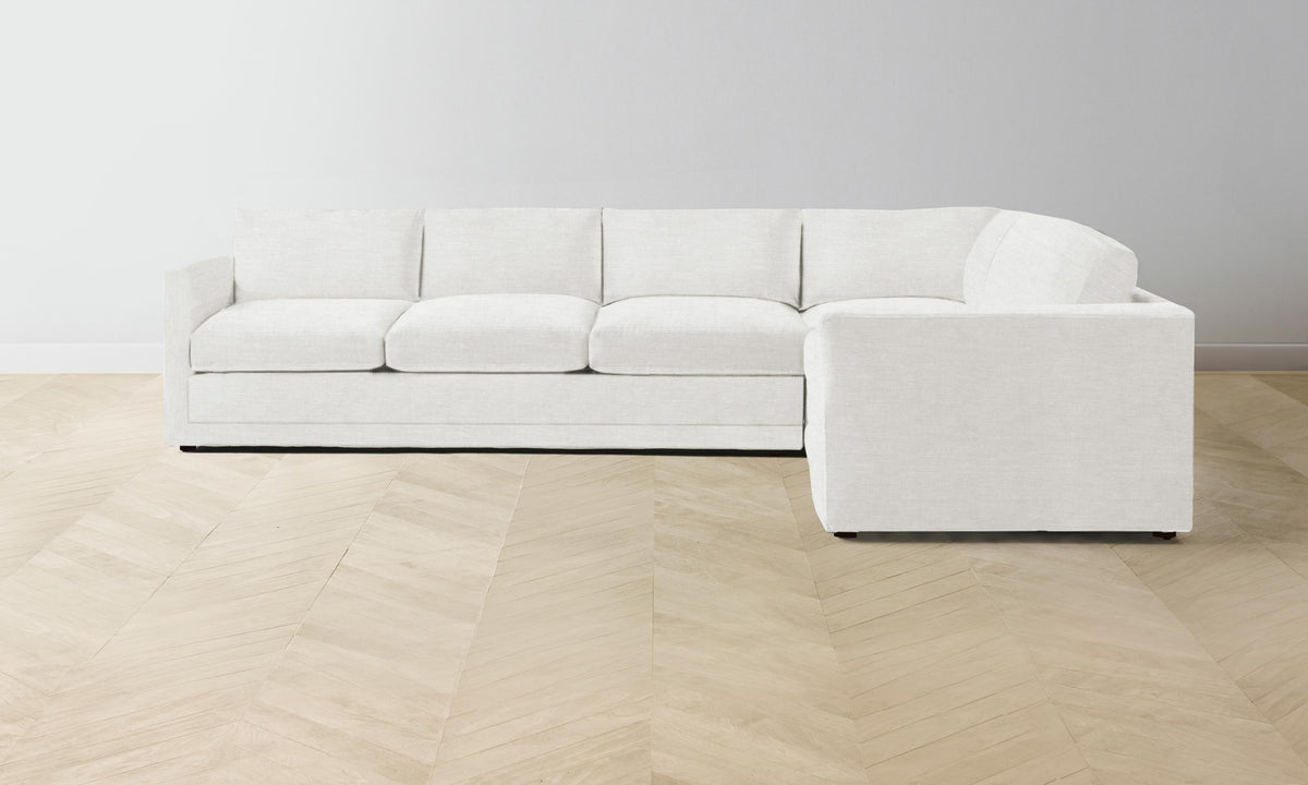 The Warren Sectional - Performance Woven Chenille Lace