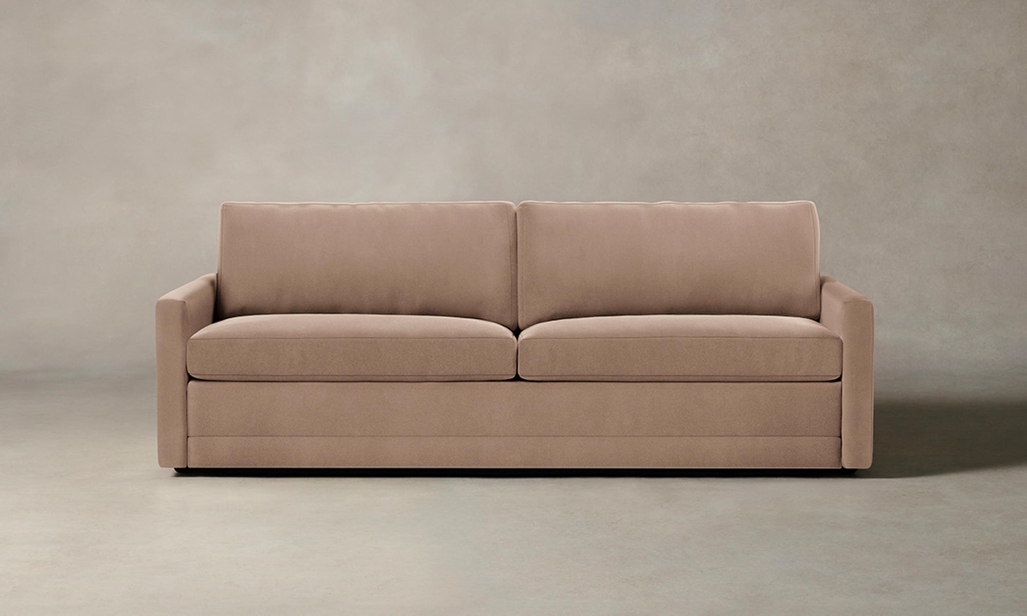 The Warren Sleeper Sofa - Performance Velvet Dusty Rose