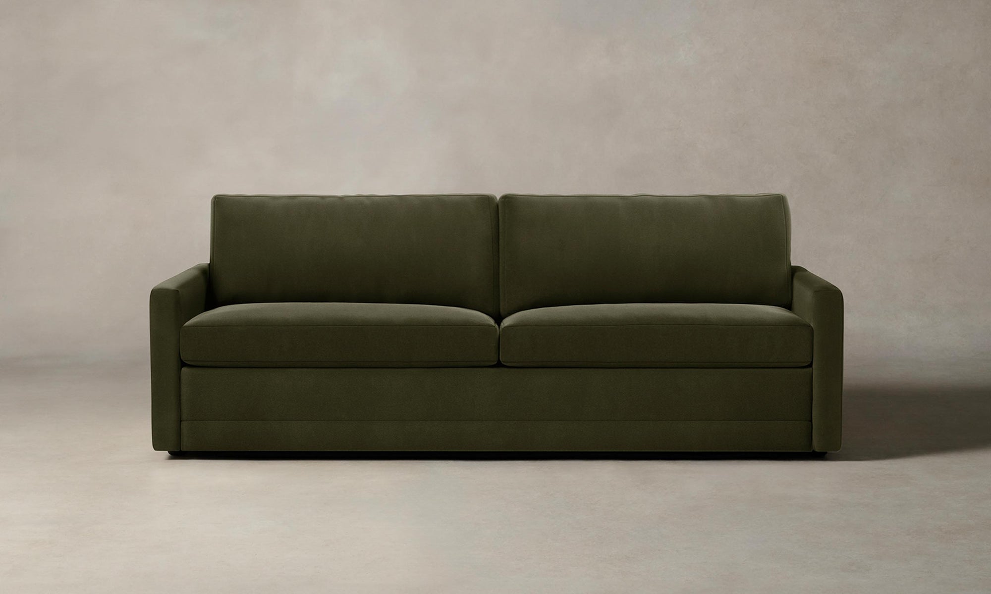 The Warren Sleeper Sofa - Performance Velvet Olive