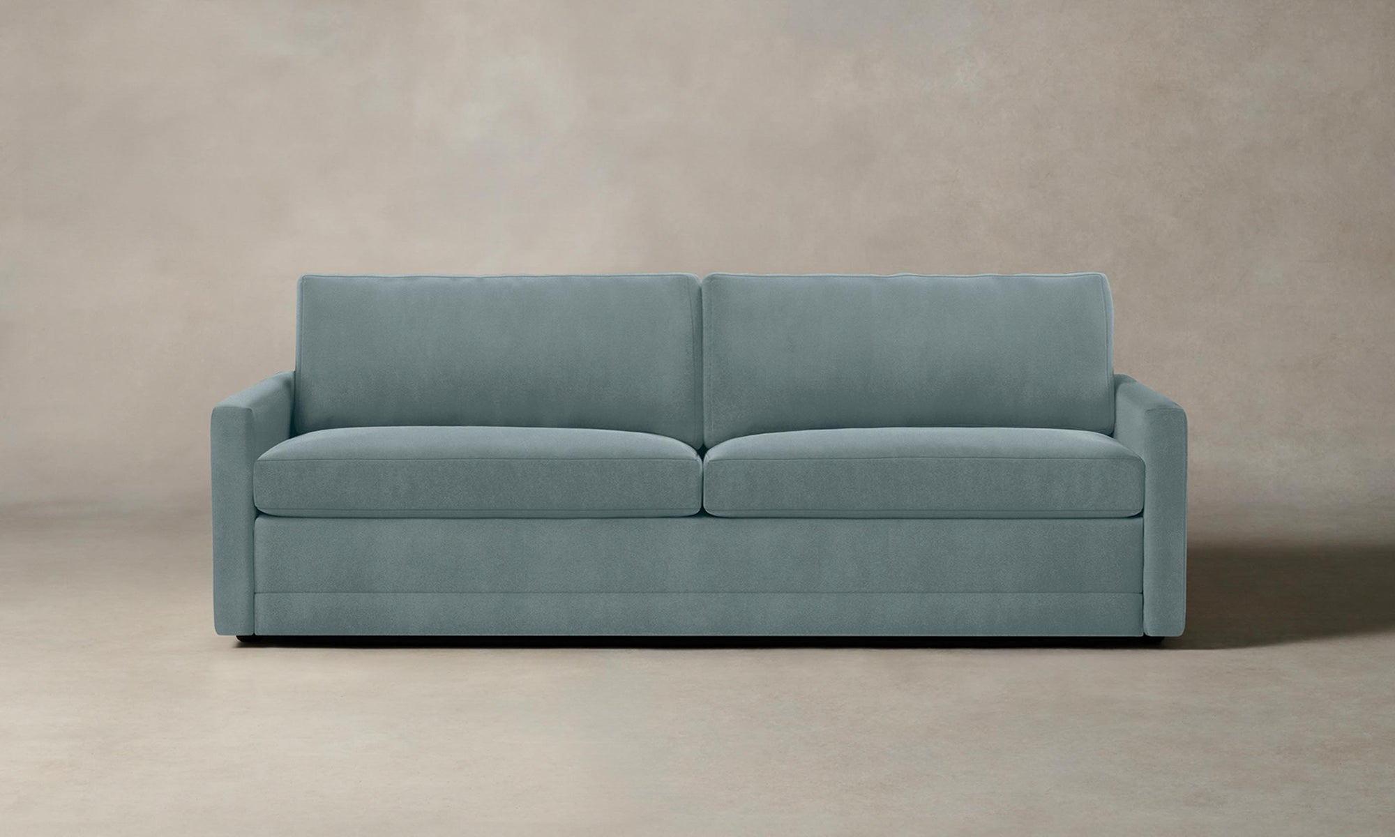 The Warren Sleeper Sofa - Performance Velvet Sky
