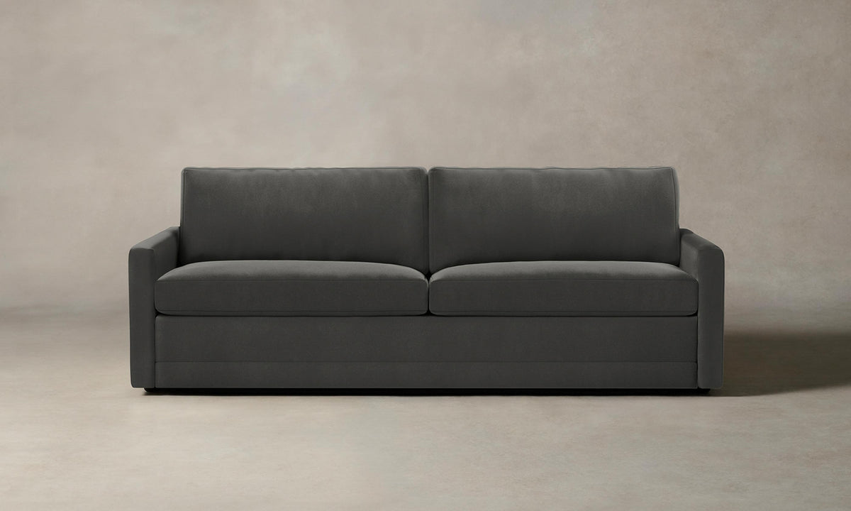 The Warren Sleeper Sofa - Performance Velvet Slate