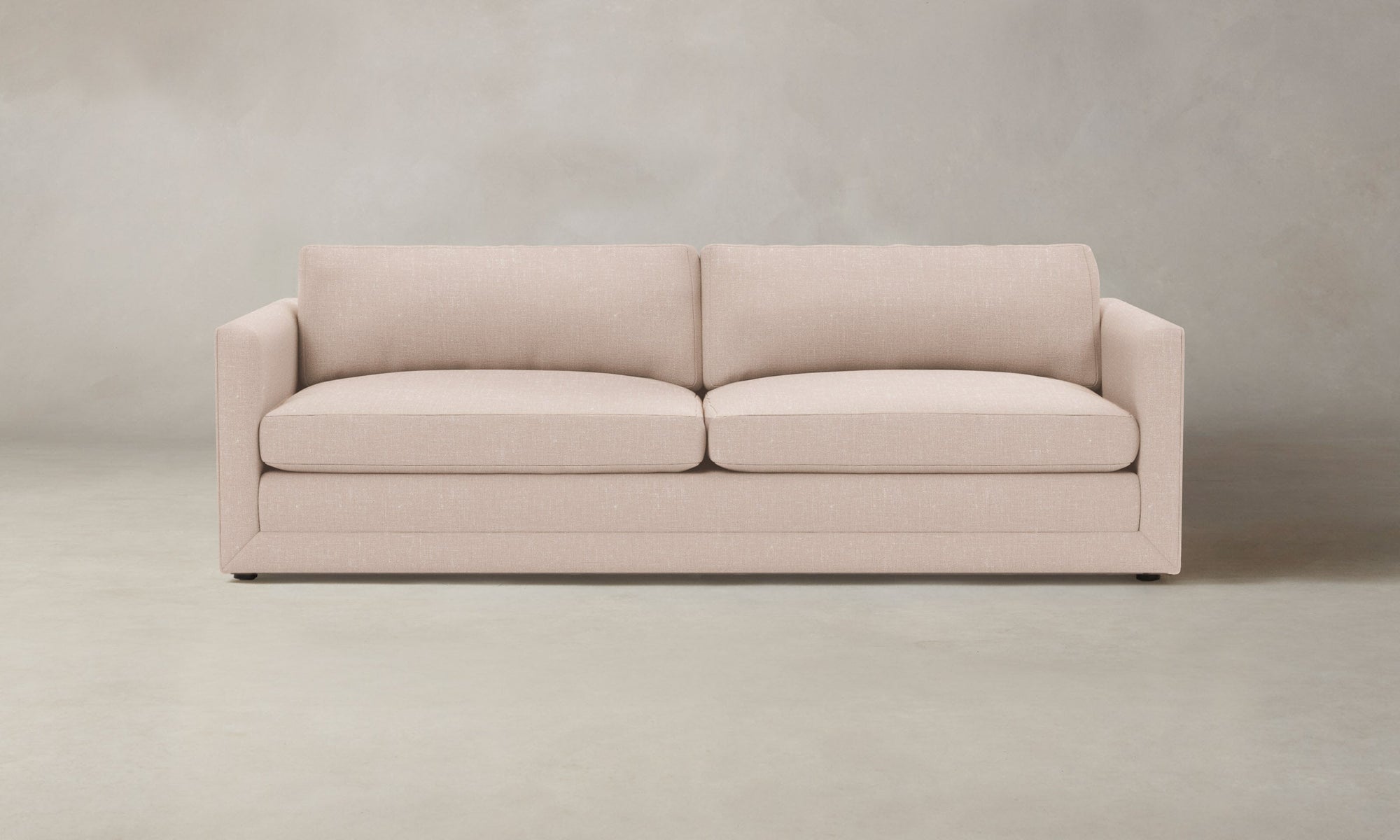 The Warren Sofa - Heritage Belgian Linen Petal