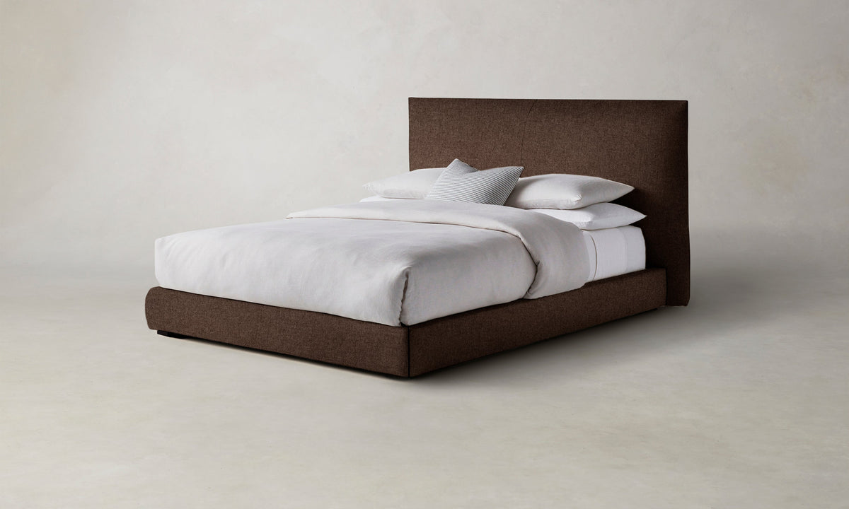 The Wythe Bed - Italian Brushed Wool Cocoa